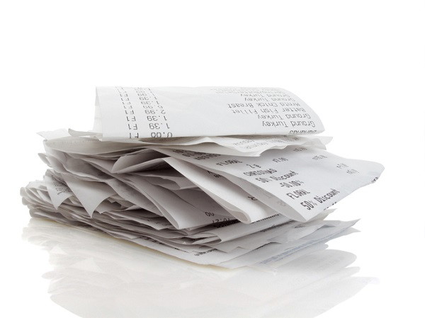 Keeping receipts is important for small businesses, but make sure they are well organized