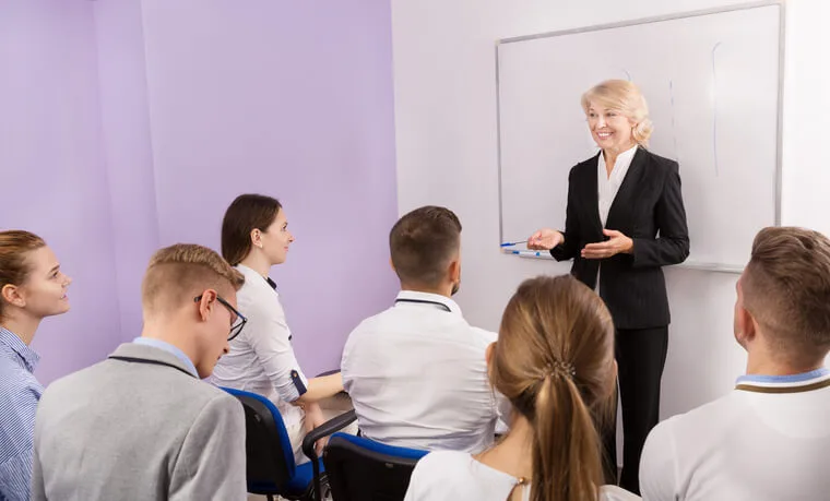 A small class size at a career college with instructor support